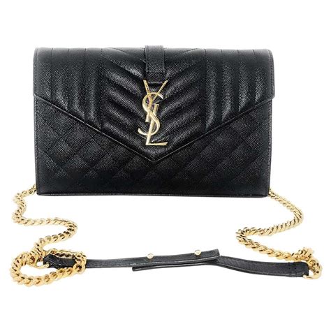 ysl monogramme chain wallet bag|YSL envelope wallet on chain.